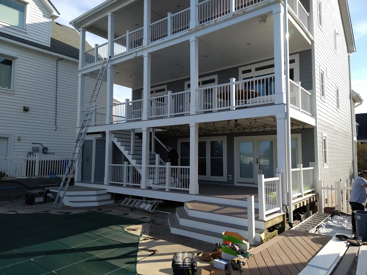 Multi-story deck, Hampton Roads VA